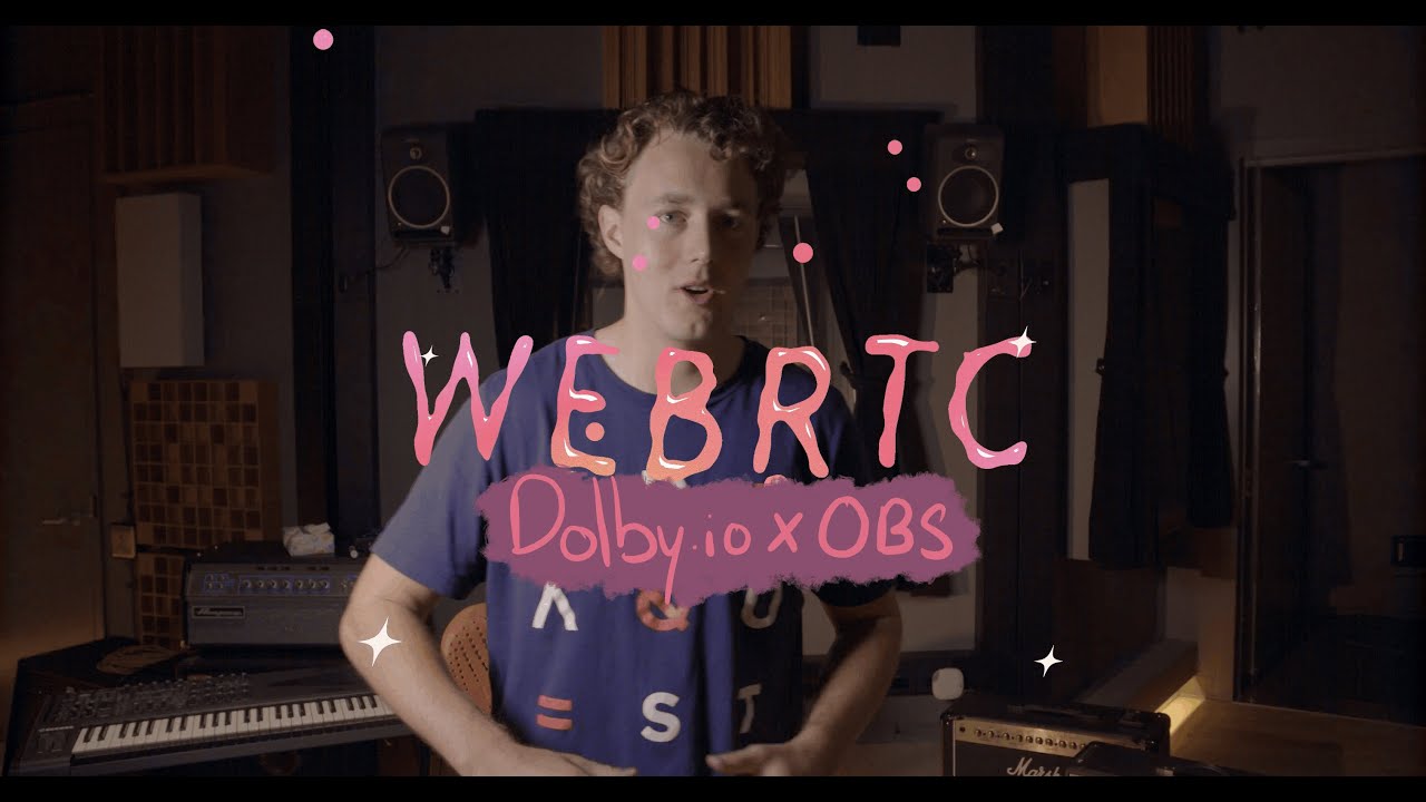 Create a WebRTC Stream inside OBS